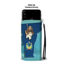 Load image into Gallery viewer, Cute Basset Hound Print Wallet Case-Free Shipping-VT State
