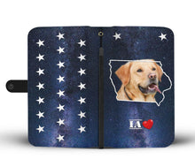 Load image into Gallery viewer, Cute Labrador Retriever Print Wallet Case- Free Shipping-IA State