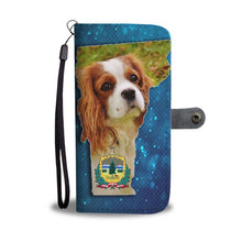 Load image into Gallery viewer, Cavalier King Charles Spaniel Dog Print Wallet Case-Free Shipping-VT State