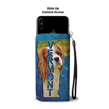 Load image into Gallery viewer, Cavalier King Charles Spaniel Dog Print Wallet Case-Free Shipping-VT State