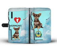 Load image into Gallery viewer, Cute Chihuahua Print Wallet Case-Free Shipping-VT State