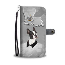 Load image into Gallery viewer, Boston Terrier Print Wallet Case-Free Shipping-LA State