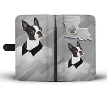 Load image into Gallery viewer, Boston Terrier Print Wallet Case-Free Shipping-LA State