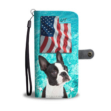Load image into Gallery viewer, Cute Boston Terrier Print Wallet Case- Free Shipping-UT State
