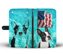 Load image into Gallery viewer, Cute Boston Terrier Print Wallet Case- Free Shipping-UT State