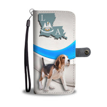 Load image into Gallery viewer, Cute Beagle Dog Print Wallet Case-Free Shipping-LA State