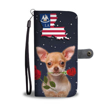 Load image into Gallery viewer, Chihuahua Dog Print Wallet Case-Free Shipping-LA State