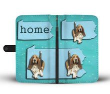 Load image into Gallery viewer, Cute Basset Hound Dog Print Wallet Case-Free Shipping-PA State