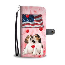 Load image into Gallery viewer, Cute Beagle Dog Print Wallet Case-Free Shipping-ND State