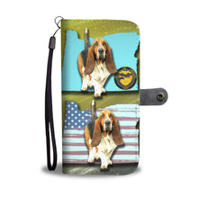 Load image into Gallery viewer, Cute Basset Hound Print Wallet Case-Free Shipping-OR State