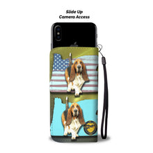 Load image into Gallery viewer, Cute Basset Hound Print Wallet Case-Free Shipping-OR State