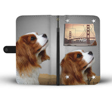 Load image into Gallery viewer, Cavalier King Charles Spaniel Print Wallet Case- Free Shipping-ND State