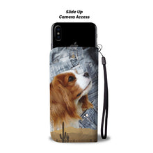 Load image into Gallery viewer, Cute Cavalier King Charles Spaniel Print Wallet Case- Free Shipping-ND State