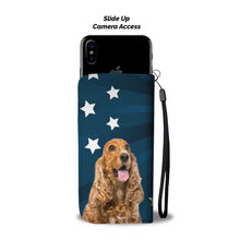 Load image into Gallery viewer, Cocker Spaniel Print Wallet Case-Free Shipping-MD State