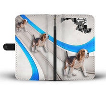 Load image into Gallery viewer, Cute Beagle Print Wallet Case-Free Shipping-MD State