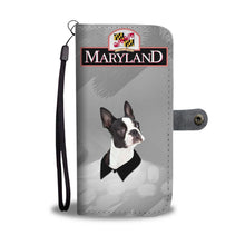 Load image into Gallery viewer, Boston Terrier Print Wallet Case-Free Shipping-MD State