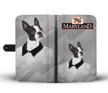 Load image into Gallery viewer, Boston Terrier Print Wallet Case-Free Shipping-MD State