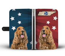 Load image into Gallery viewer, Cocker Spaniel Print Wallet Case-Free Shipping-TN State