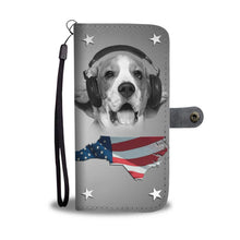 Load image into Gallery viewer, Cute Beagle Dog Print Wallet Case- Free Shipping-NC State