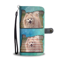 Load image into Gallery viewer, Cute Pomeranian Print Wallet Case-Free Shipping-OR State