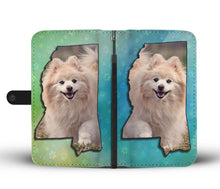 Load image into Gallery viewer, Cute Pomeranian Dog Print Wallet Case-Free Shipping-MS State