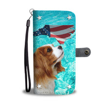 Load image into Gallery viewer, Cavalier King Charles Spaniel Print Wallet Case-Free Shipping-NC State