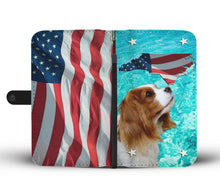 Load image into Gallery viewer, Cavalier King Charles Spaniel Print Wallet Case-Free Shipping-NC State