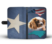 Load image into Gallery viewer, Cute Cavalier King Charles Spaniel Print Wallet Case-Free Shipping-NC State