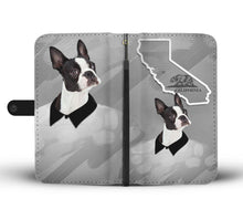 Load image into Gallery viewer, Boston Terrier Print Wallet Case-Free Shipping-CA State