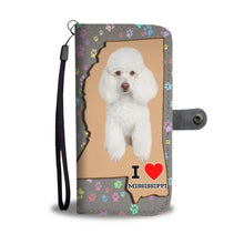 Load image into Gallery viewer, Cute Poodle Print Wallet Case-Free Shipping-MS State