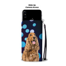 Load image into Gallery viewer, Cocker Spaniel Print Wallet Case-Free Shipping-MT State
