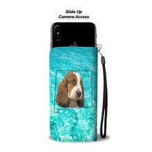 Load image into Gallery viewer, Cute Basset Hound Print Wallet Case-Free Shipping-NM State