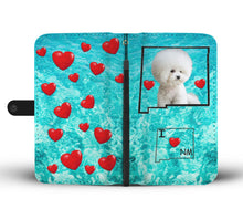 Load image into Gallery viewer, Cute Bichon Frise Print Wallet Case-Free Shipping-NM State