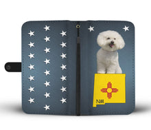 Load image into Gallery viewer, Cute Bichon Frise Print Wallet Case-Free Shipping-NM State