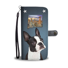 Load image into Gallery viewer, Boston Terrier Print Wallet Case- Free Shipping-NM State