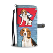 Load image into Gallery viewer, Cute Beagle Print Wallet Case-Free Shipping-AR State