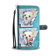 Load image into Gallery viewer, Cute Chihuahua Dog Art Print Wallet Case-Free Shipping-AR State