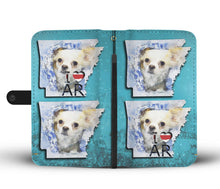 Load image into Gallery viewer, Cute Chihuahua Dog Art Print Wallet Case-Free Shipping-AR State