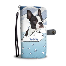 Load image into Gallery viewer, Boston Terrier Print Wallet Case-Free Shipping-KY State