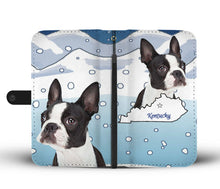 Load image into Gallery viewer, Boston Terrier Print Wallet Case-Free Shipping-KY State