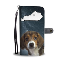 Load image into Gallery viewer, Cute Beagle Print Wallet Case-Free Shipping-KY State