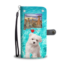 Load image into Gallery viewer, Cute Maltese Dog Print Wallet Case-Free Shipping-NM State