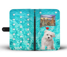 Load image into Gallery viewer, Cute Maltese Dog Print Wallet Case-Free Shipping-NM State