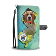 Load image into Gallery viewer, Cute Beagle Dog Print Wallet Case-Free Shipping-NJ State
