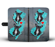 Load image into Gallery viewer, Cute French Bulldog Print Wallet Case-Free Shipping-NJ State