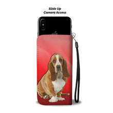 Load image into Gallery viewer, Cute Basset Hound Print Wallet Case-Free Shipping-SD State