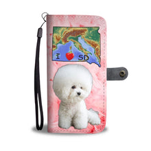 Load image into Gallery viewer, Cute Bichon Frise Print Wallet Case-Free Shipping-SD State
