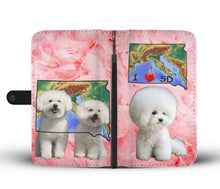 Load image into Gallery viewer, Cute Bichon Frise Print Wallet Case-Free Shipping-SD State