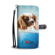 Load image into Gallery viewer, Cavalier King Charles Spaniel Print Wallet Case-Free Shipping-SD State