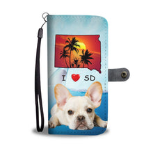 Load image into Gallery viewer, Cute French Bulldog Print Wallet Case-Free Shipping-SD State
